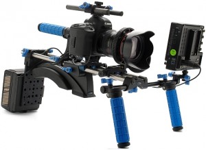 Un exemple d'accessoires pour un tournage avec un 5D Mark 2