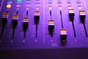table de mixage audio